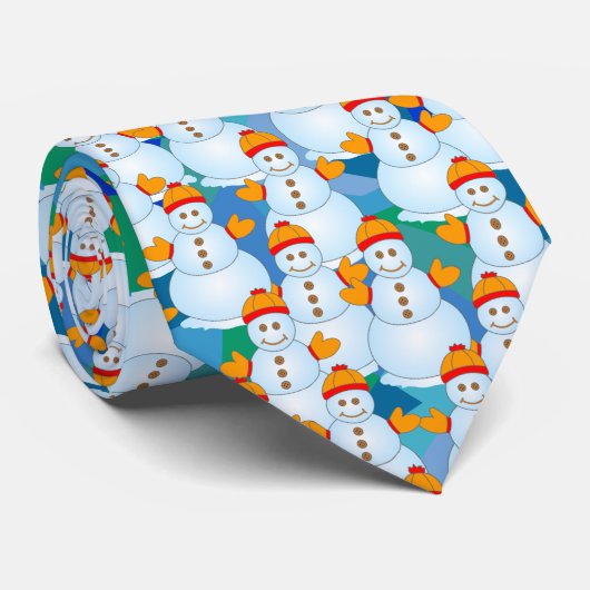 雪だるま ネクタイ (ロール)