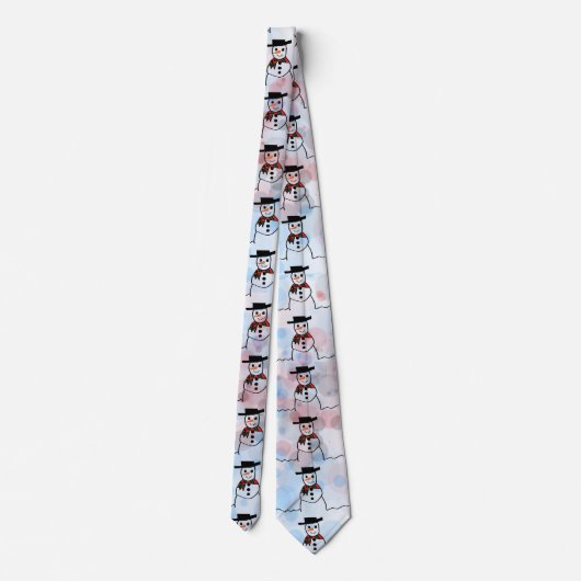 雪だるま ネクタイ (裏面)