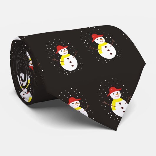 雪だるま ネクタイ (ロール)