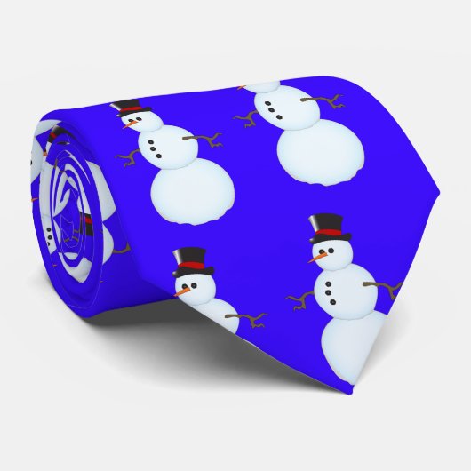 雪だるま ネクタイ (ロール)