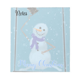 雪だるま ノートパッド