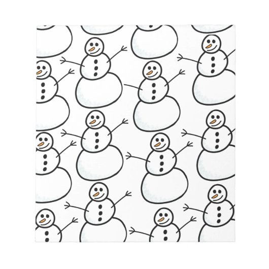 雪だるま ノートパッド (正面)