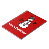 雪だるま ノートブック (左側)