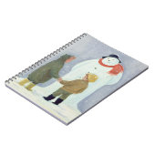 雪だるま ノートブック (左側)