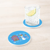 雪だるま&ハウス#2コースター コースター (側面)