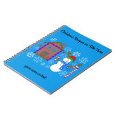 雪だるま&ハウス#2スパイラルノート ノートブック (左側)