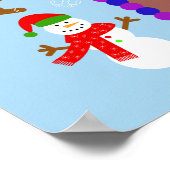 雪だるま&ハウス#3ポスター ポスター (角)