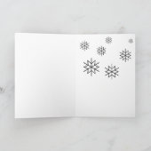 雪だるま「ハッピーホリデー」カード シーズンカード (内部)