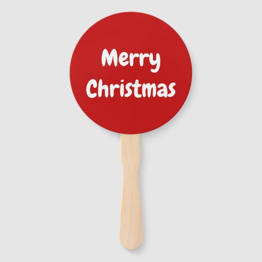 雪だるま ハンドファン (裏面)