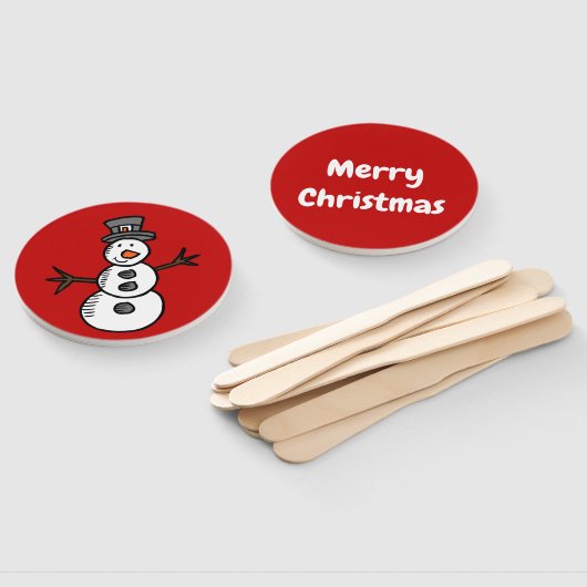 雪だるま ハンドファン (組立なし)