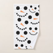 雪だるま バスタオルセット (ハンドタオル)