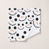 雪だるま バスタオルセット (ウォッシュタオル)