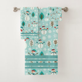 雪だるま バスタオルセット