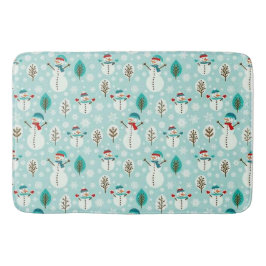 雪だるま バスマット