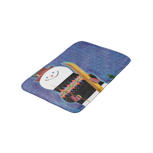 雪だるま バスマット (アングル)