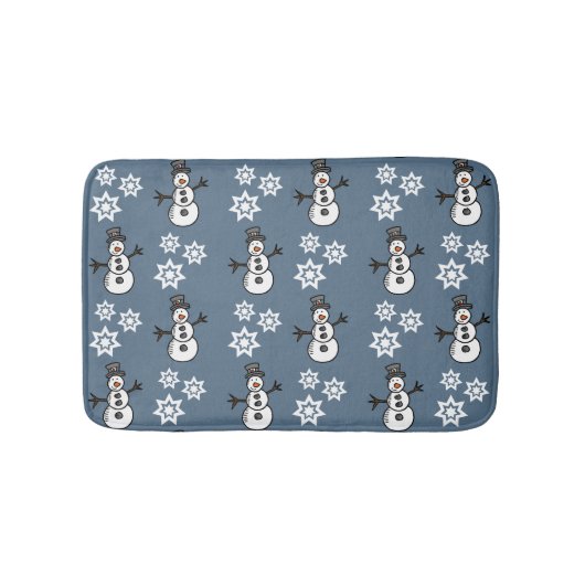 雪だるま バスマット (正面)