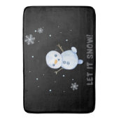 雪だるま バスマット (正面縦)