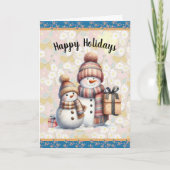 雪だるま（パッケージあり） カード (正面)