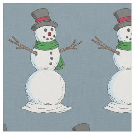 雪だるま ファブリック