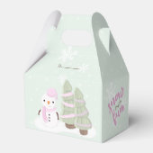 雪だるま フェイバーボックス (正面サイド)