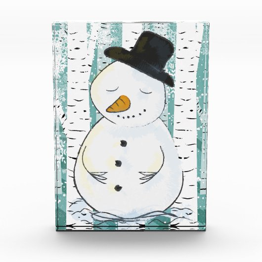 雪だるま フォトブロック (正面)