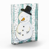 雪だるま フォトブロック (左)