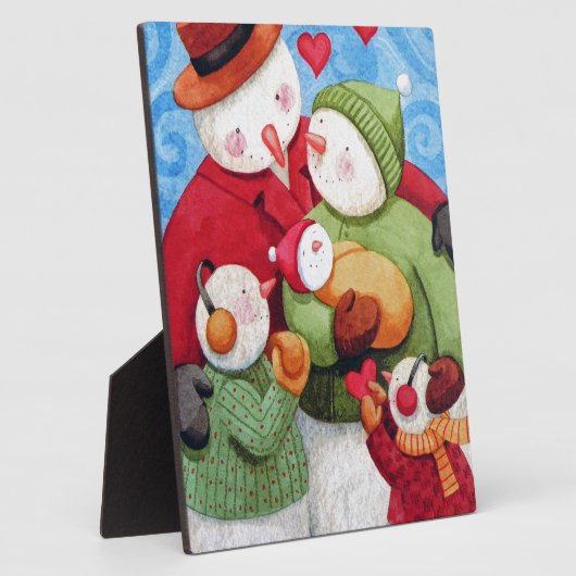 雪だるま フォトプラーク (側面)