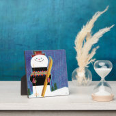 雪だるま フォトプラーク (インサイチュ)