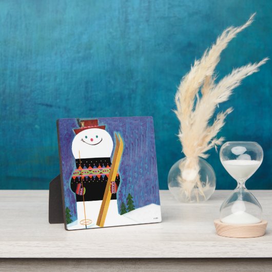 雪だるま フォトプラーク (インサイチュ)