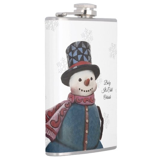 雪だるま フラスク (右)