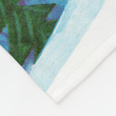 雪だるま フリースブランケット (角)