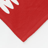 雪だるま フリースブランケット (角)