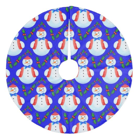 雪だるま フリース ツリースカート (正面)