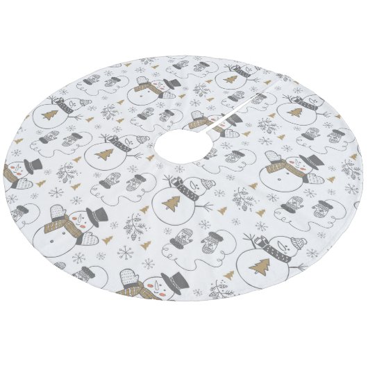 雪だるま フリース ツリースカート (アングル)