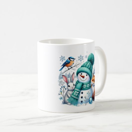 雪だるま&フレンズコーヒーマグ コーヒーマグカップ (正面右)