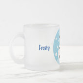 雪だるま フロストグラスマグカップ (左)