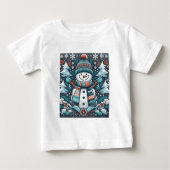 雪だるま ベビーTシャツ (正面)