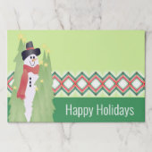 雪だるま ペーパーパッド (正面)