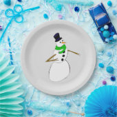 雪だるま ペーパープレート (パーティー)