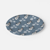 雪だるま ペーパープレート (アングル)