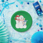 雪だるま ペーパープレート (パーティー)