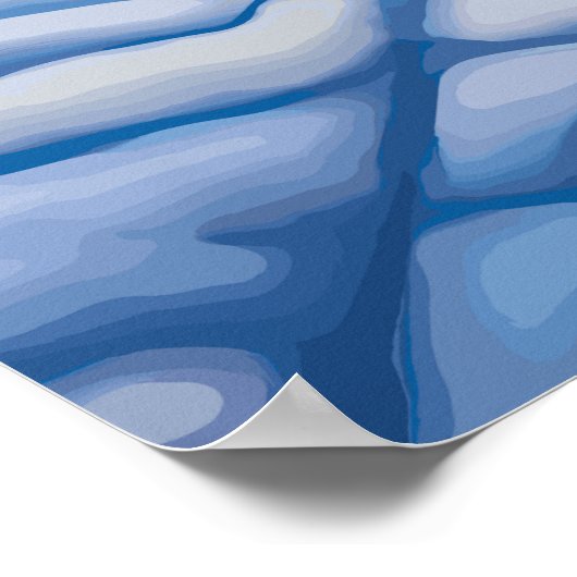 雪だるま ポスター (角)