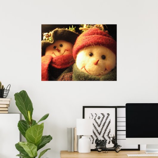 雪だるま ポスター (ホームオフィス)