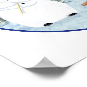 雪だるま ポスター (角)