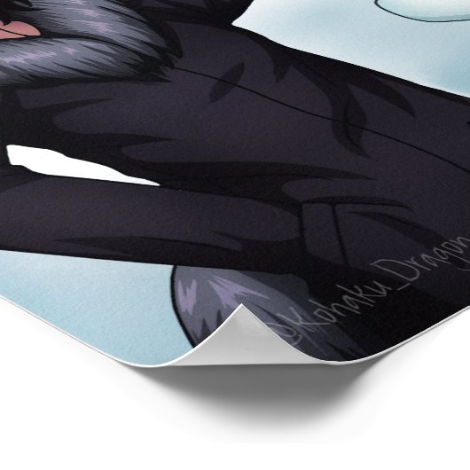 雪だるま ポスター (角)