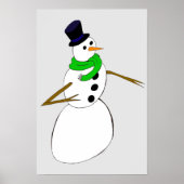 雪だるま ポスター (正面)