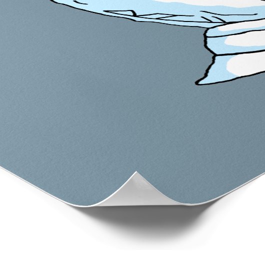 雪だるま ポスター (角)