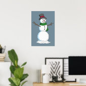 雪だるま ポスター (ホームオフィス)
