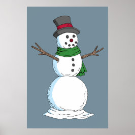 雪だるま ポスター