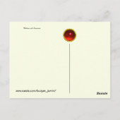 雪だるま ポストカード (裏面)